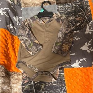Bass Pro Shops Camo long sleeve onesie